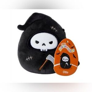 Squishmallows‎ Otto Grim Reaper Stitches Edition Ultimate Soft Stuffed Toys 4.5”